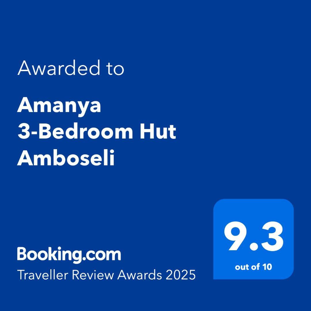 Amanya 3-Bedroom Hut Амбосели Экстерьер фото